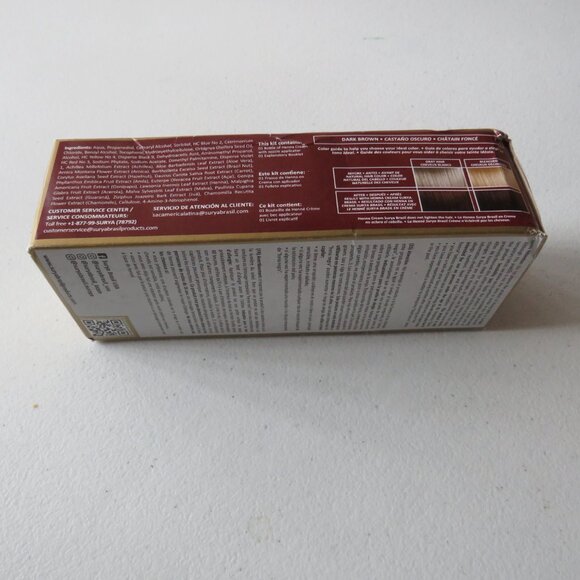 Henna Cream Dark Brown Semi-Permanent Vegan Hair Dye For Gray Coverage 2.37 oz - Picture 7 of 10